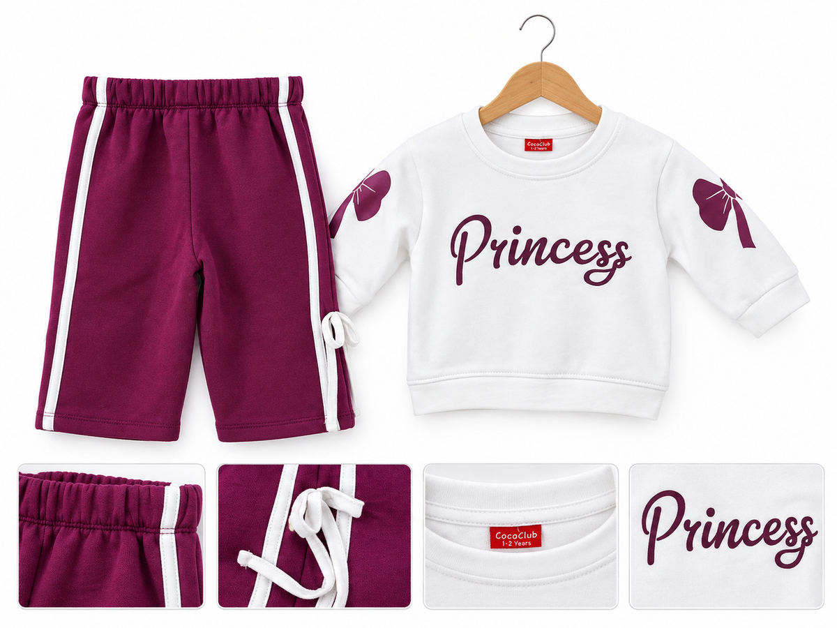 Print-On Cord Set for Girls