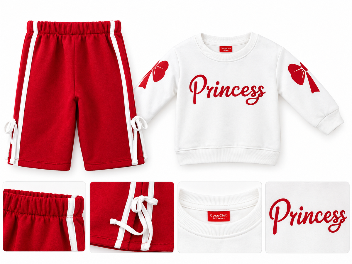 Print-On Cord Set for Girls