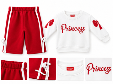 Print-On Cord Set for Girls