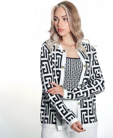 Versace Premium Knit Set - White