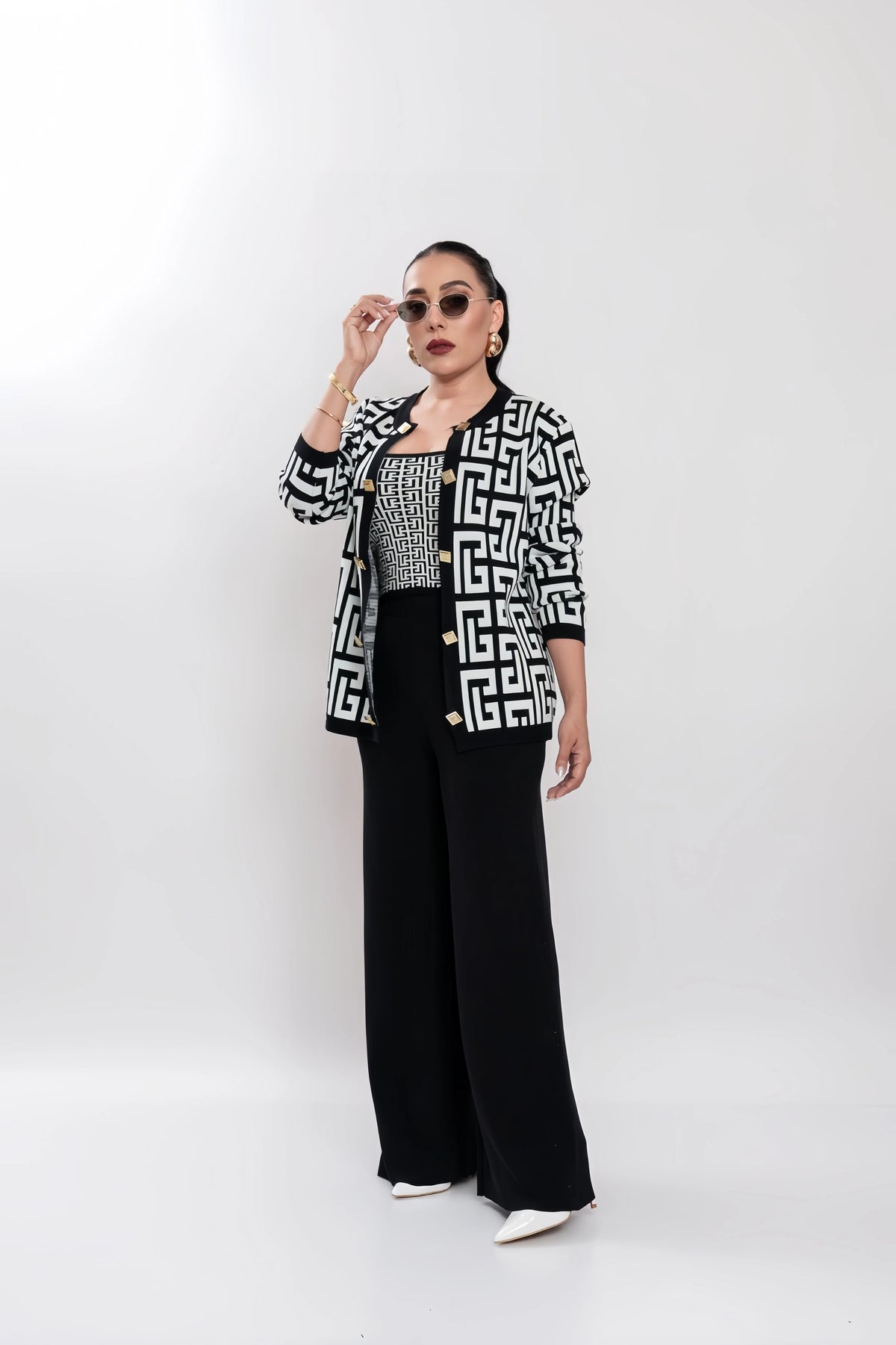 Versace Premium Knit Set - Black