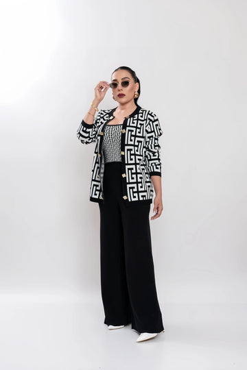 Versace Premium Knit Set - Black